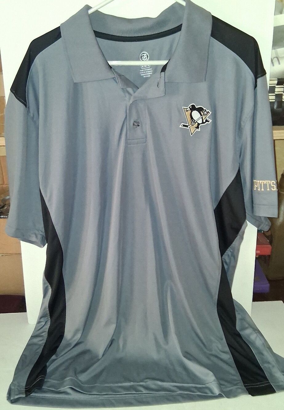 Pittsburgh Penguins Polo Shirt NHL Hockey Mens Size XL